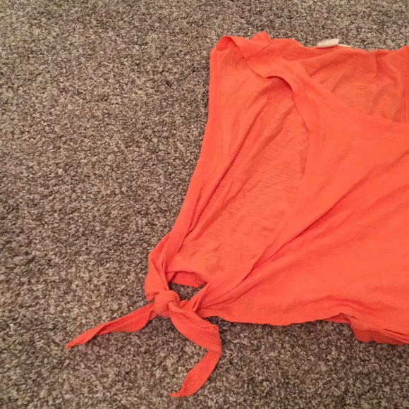 Orange tie top - Picture 2 of 2